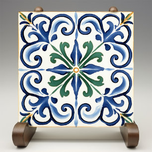 Klassieke Fleur-de-Lis Traditioneel Tegeltje
