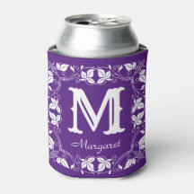 Klassieke Floral Aangepaste Monogram Naam