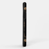  Klassieke Floral Aangepaste Monogram Naam Case-Mate iPhone Case (Achterkant/rechts)