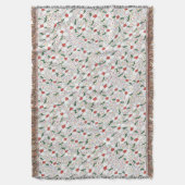 Klassieke Floral Pattern Deken (Voorkant Verticaal)