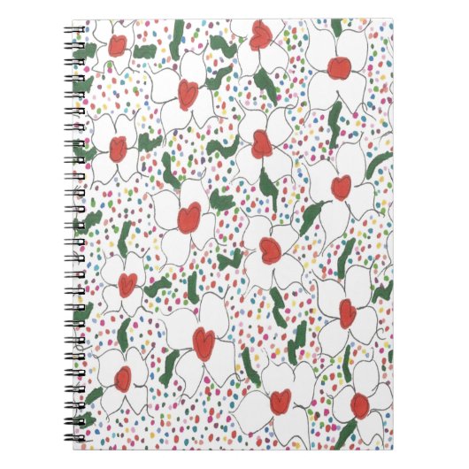 Klassieke Floral Pattern Notitieboek (Voorkant)