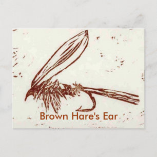 Klassieke forel Briefkaart "bruine haring"