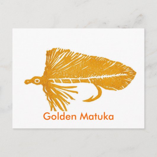 Klassieke forel Briefkaart "Golf Matuka" (Voorkant)