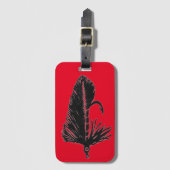 Klassieke forel Fly Matuka Bagagelabel (Voorkant (verticaal))