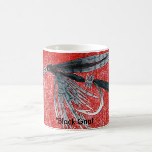 Klassieke forel met "Black Gnat" Mok