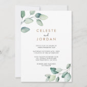 Klassieke formele groene bladeren naar achteren en kaart (Voorkant)