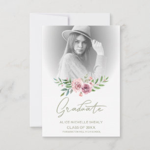 Klassieke foto Afstuderen Floral Pink Garland