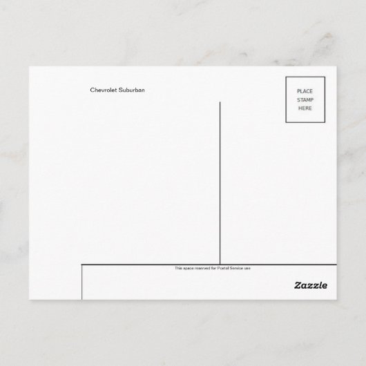 Klassieke foto-Briefkaart Briefkaart (Achterkant)