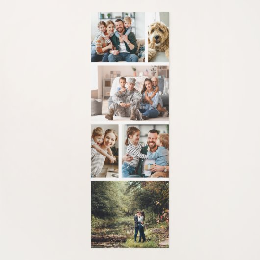 Klassieke foto en monogram yogamat (Achterkant)