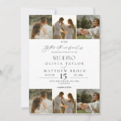 Klassieke fototrouwdag kaart (Voorkant)