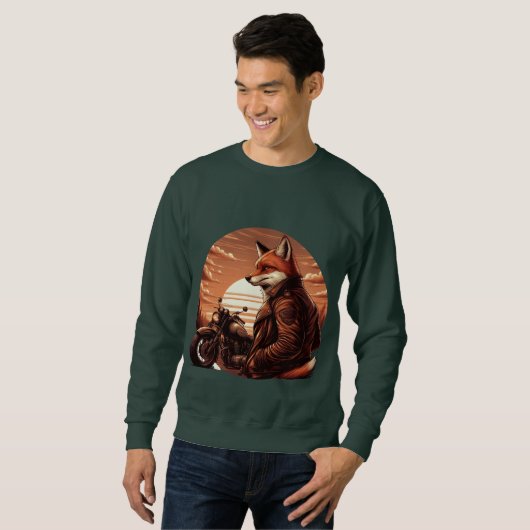 Klassieke Fox stijl mannen Trui (Voorkant volledig)