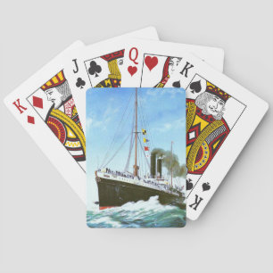 KLASSIEKE FRANSE KOOPVAARDIJSTOOMBOOT POKERKAARTEN