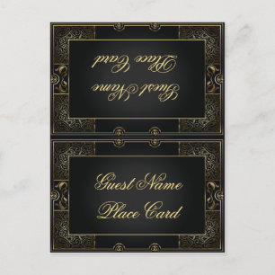 Klassieke Gatsby Style-kaart Briefkaart
