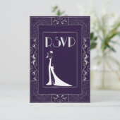  Klassieke Gatsby Style RSVP Manuela (Staand voorkant)