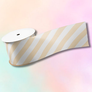  Klassieke geel & witte strepen Lint