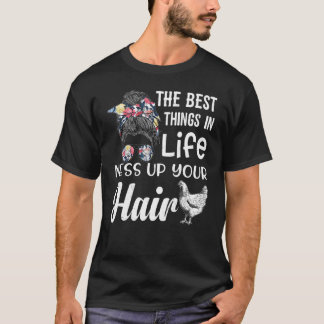 Klassieke geestige kippenfokkerij met woordspeling t-shirt