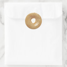 Klassieke gegraveerde Stickers voor donut Novelty