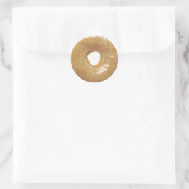 Klassieke gegraveerde Stickers voor donut Novelty
