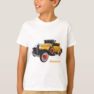 Klassieke gele auto 1931 t-shirt