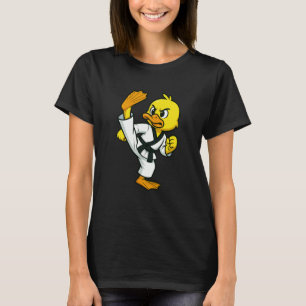 Klassieke Gele Eend Dierenliefhebber Karate Taekwo T-shirt