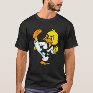 Klassieke Gele Eend Taekwondo Dierenliefhebber Kar T-shirt