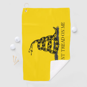 Klassieke Gele Gadsden Vlag Don't Tread on Me Golfhanddoek