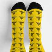 Klassieke Gele Gadsden Vlag Don't Tread on Me Sokken (Top)