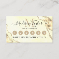Klassieke Gele Glitter Agate Marble Monogram
