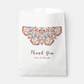 Klassieke Geometrische Mandala Patroon Wedding Bedankzakje (Voorkant)