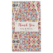 Klassieke Geometrische Mandala Patroon Wedding Klein Cadeauzakje (Achterkant)