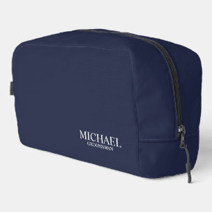 Klassieke Gepersonaliseerde Groomsman Naam Toilettasje