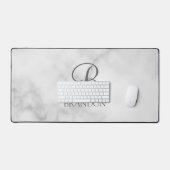 Klassieke Gepersonaliseerde het Monogram van het M Bureaumat (Keyboard & Muis)