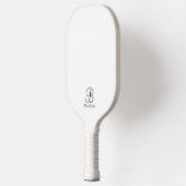 Klassieke Gepersonaliseerde het Monogram van het M Pickleball Paddle (Links)
