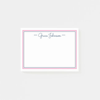 Klassieke gepersonaliseerde Post-it Nota's | Navy  Post-it® Notes