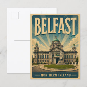Klassieke geschenken en souvenirs uit Belfast Noor Briefkaart