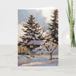 Klassieke gevouwen notitiekaart