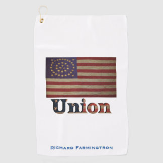 Klassieke Geweldige Vlag van de Burgeroorlog-unie Golfhanddoek