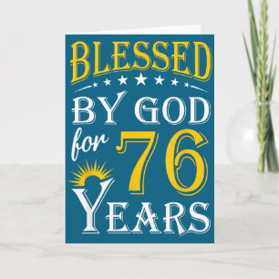Klassieke Gezegende God Voor 76 Design Kaart