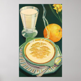 Klassieke Gezonde Voeding, Dranken, Gezond Ontbijt Poster