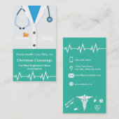 Klassieke gezondheidszorg en medisch Visitekaartje (Voorkant / Achterkant)