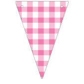 Klassieke Gingham Fuchsia Vlaggetjes (Tweede vlag)