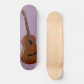Klassieke gitaar kunstprint skateboard (Voorkant)