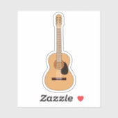 Klassieke gitaar! sticker (Vel)