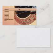 klassieke gitaar visitekaartje (Voorkant / Achterkant)