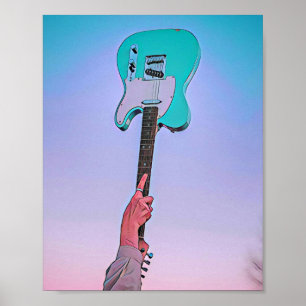 Klassieke gitaarkunst poster