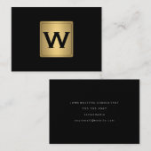 Klassieke Gold Label met monogram (Voorkant / Achterkant)