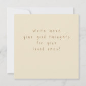 Klassieke Gold White Floral Easter Kaart (Achterkant)