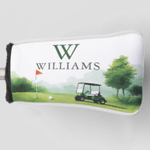 Klassieke Golf Buggy Aangepaste Naam Monogram