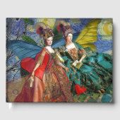 Klassieke Gotische Gemini Whimsical Vlinder Vrouw Gastenboek (Voorkant)