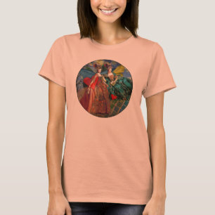 Klassieke Gotische Gemini Whimsical Vlinder Vrouw T-shirt